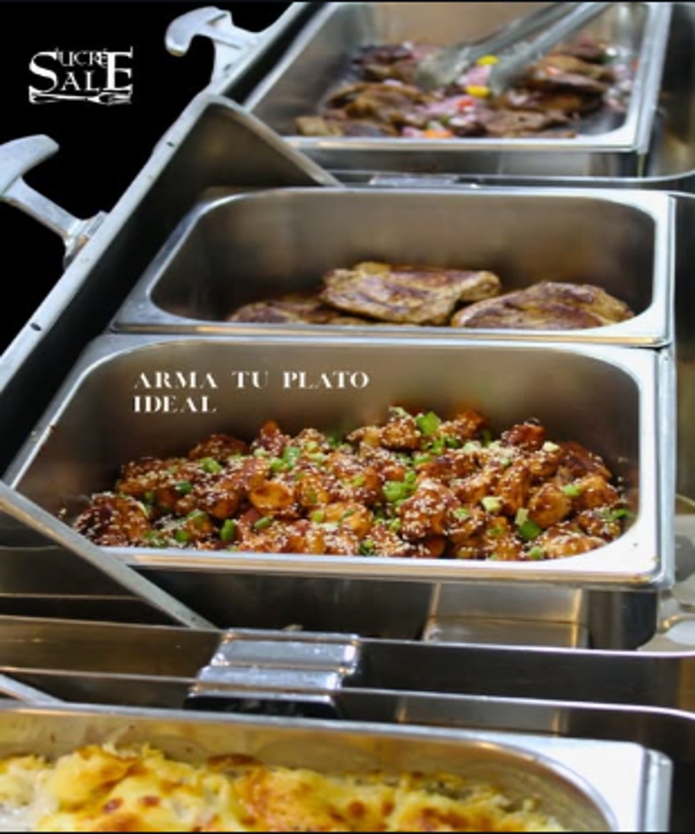Buffet listo para servir